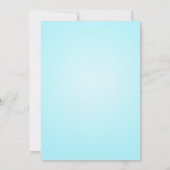 Saxophone Music Bat Mitzvah Einladung (Rückseite)