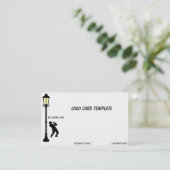 Saxophone Music Logo Visitenkarte (Stehend Vorderseite)