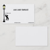 Saxophone Music Logo Visitenkarte (Vorne/Hinten)