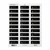 Saxophone Musician Band Teacher Label (Vorne)