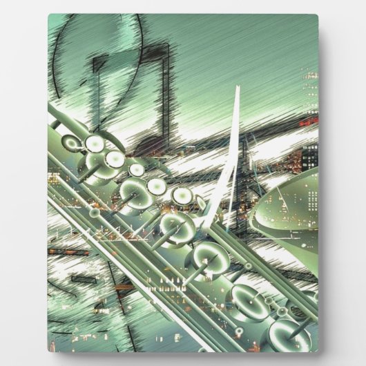 Saxophone-Musikdesignzubehör - anpassen Fotoplatte (Vorderseite)