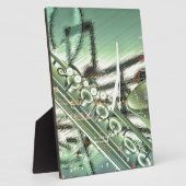 Saxophone-Musikdesignzubehör - anpassen Fotoplatte (Seite)