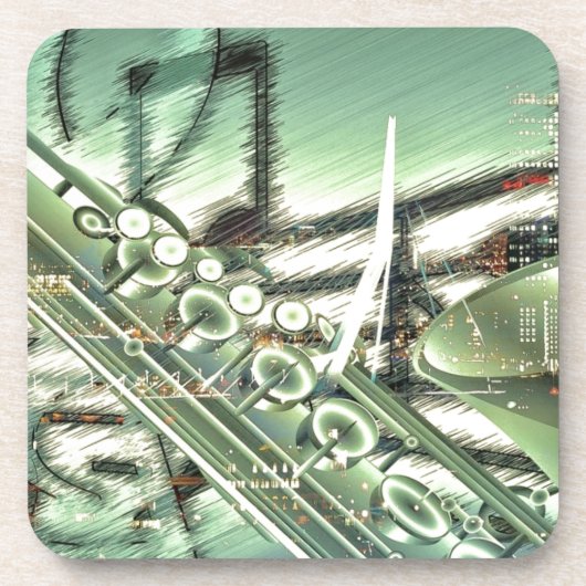 Saxophone-Musikdesignzubehör - anpassen Untersetzer (Vorderseite)