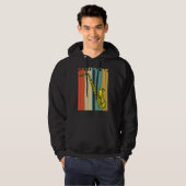 Saxophone Musikinstrument Hoodie (Vorne ganz)