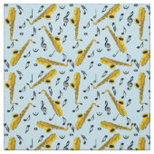 Saxophone Musiknote Pattern Stoff (Muster)