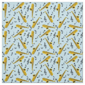 Saxophone Musiknote Pattern Stoff (Muster)