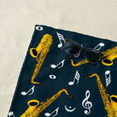 Saxophone Musiknote Pattern Strandtuch (Beispiel)