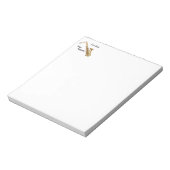 Saxophone Note Pad Notizblock (Rotiert)