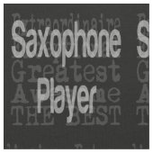Saxophone Player Extraordinaire Stoff (Nahaufnahme)