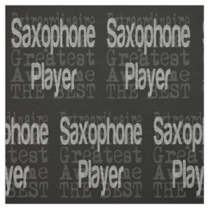 Saxophone Player Extraordinaire Stoff