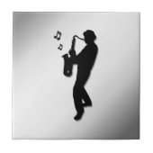 Saxophone Player Fliese (Vorderseite)