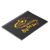 Saxophone Player Jazz Music Lover Musical Notes Notizblock (Linke Seite)