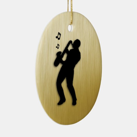 Saxophone Player Keramikornament (Rechts)