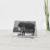 Saxophone Player Note Card Karte (Vorderseite)