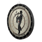 Saxophone Player Personal Man Cave Regulation Dartscheibe (Vorderseite rechts)