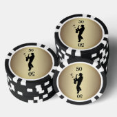 Saxophone Player Pokerchips (Stapel)