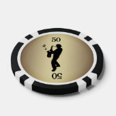 Saxophone Player Pokerchips (Einzeln)
