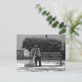 Saxophone Player Postcard Postkarte (Stehend Vorderseite)