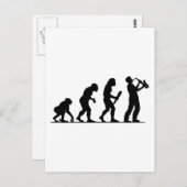 Saxophone Player Postkarte (Vorne/Hinten)