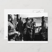 Saxophone Player Postkarte (Vorne/Hinten)