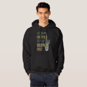 Saxophone Player Retro Style Hoodie (Vorne ganz)