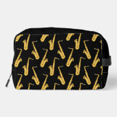 Saxophone Player Saxophonist Custom Waschbeutel (Rückseite)