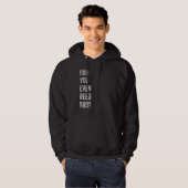 Saxophone Player Sayings Can You Even Reed Bro Hoodie (Vorne ganz)