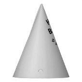 Saxophone Player Silver Birthday Party Partyhütchen (Links)