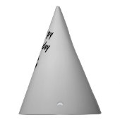 Saxophone Player Silver Birthday Party Partyhütchen (Rechts)