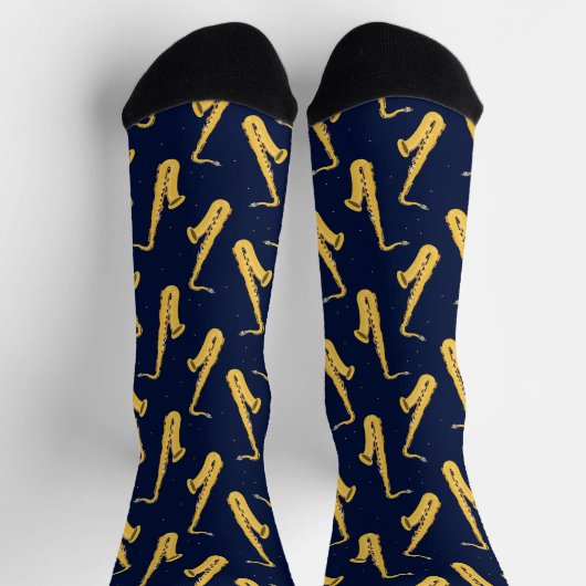 Saxophone Player Socken (Oben)