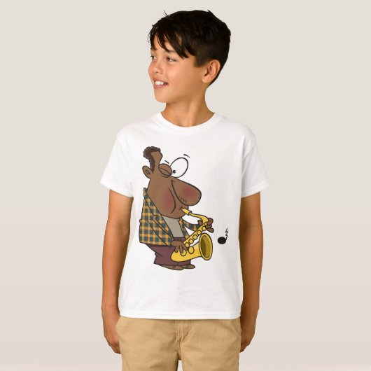 Saxophone Player T-Shirt (Vorne ganz)