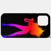 Saxophone Player Woman iPhone Case (Rückseite (Horizontal))