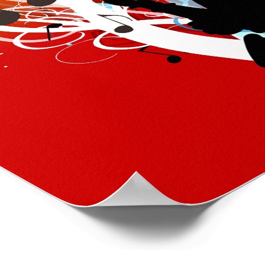 Saxophone Poster (Ecke)