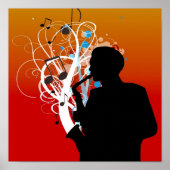 Saxophone Poster (Vorne)
