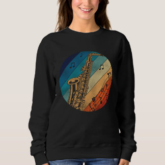 Saxophone Retro Vintage 1 Sweatshirt
