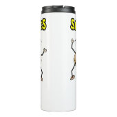 Saxophone Rocks Thermosbecher (Rückseite)