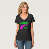 Saxophone, so Cool T-Shirt (Vorderseite Vollansicht)