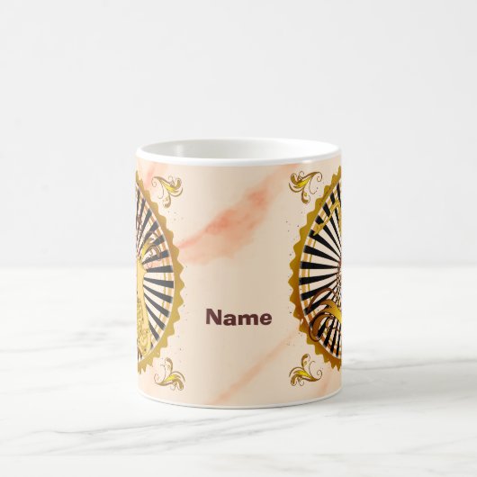 Saxophone Swirls Kaffeetasse (Mittel)