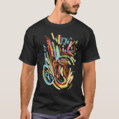 SAXOPHONE-T - SHIRT (Vorderseite)