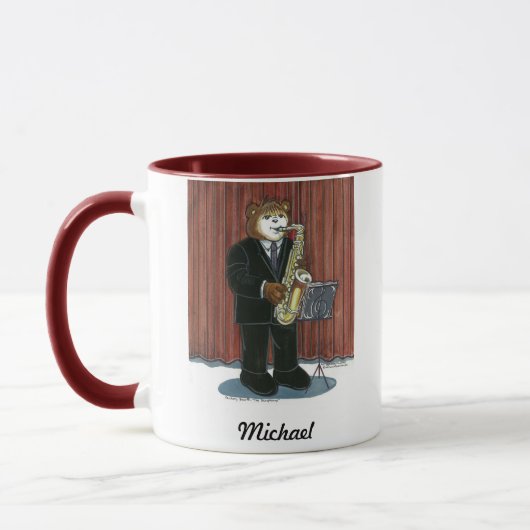 Saxophone-Tasse Tasse (Links)