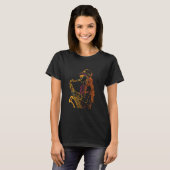 Saxophone-Zeichnetest T-Shirt (Vorne ganz)