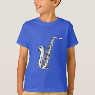 Saxophonentwurf T-Shirt