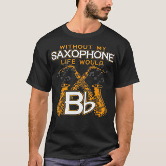Saxophonist gibt Jazzmusiker Saxophon T-Shirt