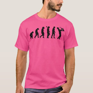 Saxophonist Gift Evolution Jazz Musiker Inst T-Shirt