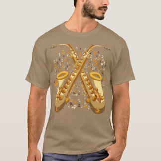 Saxophonist Jazzmusik Saxophon T-Shirt