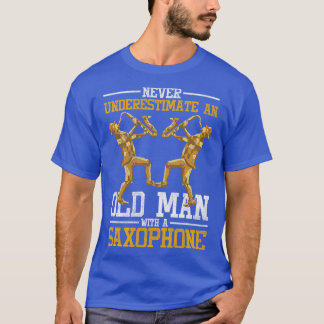 Saxophonist Jazzmusiker Zitat Saxophon T-Shirt