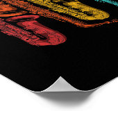 Saxophonist Marching Band Musician Gift Saxophon Poster (Ecke)