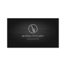 Saxophonist Saxophone Icon gebürstete Metal Music