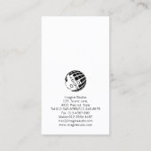 Saxophonist Saxophonist Musiker Visitenkarte (Rückseite)