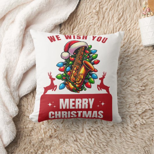 Saxophonist-Spieler Saxophonist Sax Kissen (Decke)